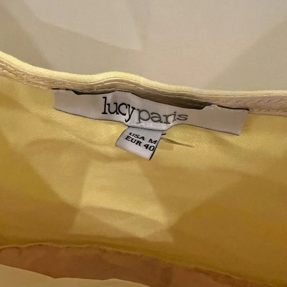 Lucy Paris Women’s Yellow Gemstone Mini Dress in size M - Picture 2 of 3